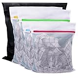 HIYAA, 5er Set Wäschebeutel Wäschenetze,Wäschesack Waschmaschine Laundry Empfindliches,BH, Bluse, Unterwäsche, Schuhe, Babykleidung, Wash Bag usw(Multicolor), M,L,XL, 5