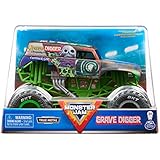 Monster Jam, Offizieller Grave Digger Monster Truck, Collector Die-Cast Vehicle, Maßstab 1:24