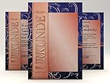Urkundenpapier'Bronze' 10 Blatt | klassisch | für Urkunden Zertifikate | DIN A4 190g/qm | hochwertig | Briefpapier | Kartonpapier | certificate paper | Blanko Urkunde | Anerkennung Papier