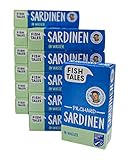 Fish Tales MSC-Pilchard Sardinen in Wasser – 12 Dosen – aus nachhaltigem Fang – schnell, einfach und lecker zubereitet – 12 x 120 g