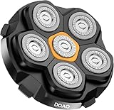 DOAO Rasierkopf für Herrenrasierer, 2025 verbesserte wasserdichte kabellose Ersatzklinge, magnetischer Klingenaufsatz, für Nass- und Trockenrasur (A6-Kopf)