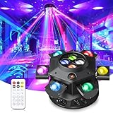 BOSYTRO 150W Moving Head Licht, DJ licht, Party Lichter 10PCS RGBW LED Strahler Bühnenlicht mit dmx512 Soundaktivierter Lichteffekt Mit Fernsteuerung für Weihnachten DJ Bar Geburtstag Disco Hochzeit
