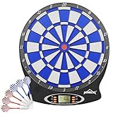 Dartscheibe Elektronisch, Elektronische Dartboards, Elektronische Dartscheibe Profi, Dartboard Mit 6 Darts, Innovativer Dartautomat Elektronische Mit 18 Spiele&159 Variationen