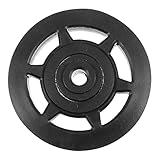 BESTonZON 1 Stück Übung Riemenscheibe Fitnessgeräte Trainer Riemenscheibe Ausrüstung Fitnessstudio Rad sportgeräte Sport geräte Fitnessteile praktischer Fitness-Umlenkrolle Plastik Black