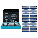 Wilkinson Sword - Hydro 5 Rasierer für Männer, 16 Ersatzklingen, Feuchtigkeitsspendende Gel-Pools und umklappbarer Trimmer