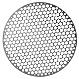 Rundes Grillrost aus Edelstahl zum Grillen, Backen und Kühlen verschiedener Lebensmittel (24 cm)