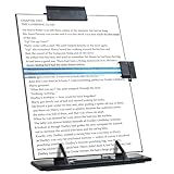 powerking Papierständer-Dokumentenhalter mit 7 einstellbaren Positionen, Papierhalter-Ständer für Schreibtisch beim Tippen zum Lesen von A4-Brief, Bücher, Quittungen, Noten, Lehrbücher