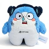 ATTACK SHARK Offizielles Maskottchen Plüsch - Niedliches Hai Stofftier, Kuscheliges Spielzeug Schlüsselanhänger, Anhänger, Handtaschenaccessoire - Dazed