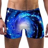 Lorvies Amazing Star River Herren-Badeanzug, kurz, quadratisches Bein, schnell trocknend, Größe S Gr. 56, multi