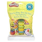 Play-Doh Party Bag, 15x kleine 28 g Dosen Knete, Bastel-Set perfekt zum Kneten Party, toll als Partytüte oder für die Schultüte, inklusive Aufkleber, kreatives für Kinder