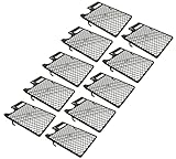 KOTARBAU® 10er Set Kunststoff Abstreifgitter 265x300mm Verzinkt zur Verwendung mit Farbwalzen