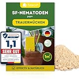 Futeco® – SF-Nematoden (1 Mio.) gegen Trauermücken – für 10 Pflanzen / 1m² Fläche – zum einfachen gießen