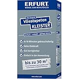 Erfurt Kleister Vlies Tapetenkleister Vliestapete Vliestapetenkleister 200g Pulverkleister transparent für bis zu 30m²