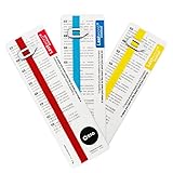 Lastword Elastisches und besonderes Lesezeichen – geeignet für alle Bücher, Herren Damen und Kinder, perfektes Geschenk – entworfen in Italien (Packung 3)