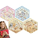 Rrlihjgu Cartoon-Szenenaufkleber, Landschaftsgestaltung, Miniatur-Aufkleber, Stapel, Miniatur-Szene, 3D, Landschaftsaufkleber, für Mädchen, Familie,