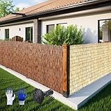 Natur Schilfrohrmatte Sichtschutz Schilfmatte Sonnenschutz Verstärkt Weidenmatte Für Gartenzaun, Trennwand, Decke Individuell Gestaltba Leichte Montage