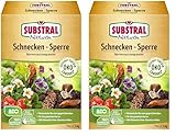 Naturen Bio Schnecken-Sperre, Regenbeständige Barriere aus Lavagranulat zur Abwehr Schnecken, 2,3 kg, Blau (Packung mit 2)