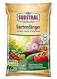 Substral Naturen Bio Gartendünger, natürlicher Universaldünger für Obst- Gemüse- und Zierpflanzen, plus Magnesium, 4 kg