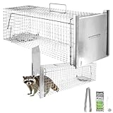 Lebendfalle Marder Rattenfalle Lebend Wiesel Garten Kaninchen Abwehr Umsiedeln Falle Haus Zubehör Vertreiben Otter Dachboden 80 x 26 x 26 Stable Petigi
