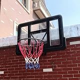 CMYUN Basketballkorb Professioneller Basketballkorb Zur Wandmontage für Erwachsene – Basketballkörbe für Drinnen Und Draußen mit Schraube, Robustes Basketball-Trainingsgerät, für Den Heimunterricht