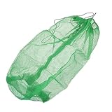 HOODANCOS Faltbare Tragbare Nylon Fischernetztasche mit Kordelzug Robustes Langlebiges Angelnetz Großer Stauraum für Krabben Köder und Fischfang für Outdoor aktivitäten
