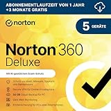 Norton 360 Deluxe 2025 | 5 Geräte | 15 Monate | Aktivierungscode per Email