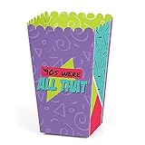 90er Jahre Throwback – 1990er Party Favor Popcorn Leckerli-Boxen – Set mit 12 Stück