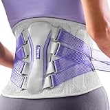 Hochstützende Rückenstützgürtel Damen, Weicher Bequemer Gestrickter Rückenbandage mit Abnehmbarem 3D-Lendenpolster für LWS, Atmungsaktive Rückengurt im Mesh-Design für Arbeit und Sport