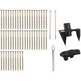 Okeeyseda Bodenreparaturset, Kein Quietschen Mehr. das Kit Beseitigt das Quietschen Des Bodens, Passt auf die Meisten -Hartholzböden und Dient Zur Dauerhaften Reparatur Von Bodenbelägen