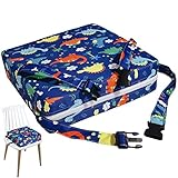 Hearthxy Sitzerhöhung Stuhl Kind Kinder Sitzkissen Baby Booster Sitz Pads Waschbar Stuhlkissen Quadratische Esszimmer Boostersitze Premium Kinder Sitzerhöhung Kissen