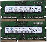 Samsung Arbeitsspeicher 8 GB Kit (2 x 4 GB) DDR3 PC3–12800,1600 MHz für 2012 Apple MacBook Pro, iMac 's Und 2011/2012 Mac Mini 's