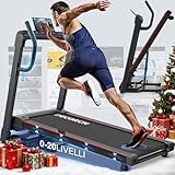 Decorcn Profi Laufband für Zuhause Klappbar, Laufbänder mit Steigung, Leiser Motor, Treadmill for Home mit Große Lauffläche, WiFi, Bluetooth, APP, Deutsche Qualitätsmarke, TÜV-geprüft