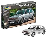 Revell Ag (Germany) RV07072 Revell Modellbausatz Auto 1:24 - Volkswagen VW Golf 1 GTI im Maßstab 1:24, Level 4, originalgetreue Nachbildung mit vielen Details, 07072, Silber