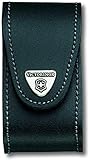 Victorinox Leder-Gürteletui für Schweizer Taschenmesser, Hülle Klappmesser, Leder, schwarz