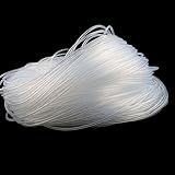 5 Meter langer transparenter Silikonschlauch aus lebensmittelechtem Silica-Kapillarrohr, feiner Silikonkautschukschlauch, Innendurchmesser 0,5–4 mm/Außendurchmesser 1–8 mm, flexibler Silikonschlauch(2