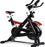 CAFIEDR Fitnessgeräte Spinning Bike Spinning Bike Leises Spinning Bike Fitnessgeräte Heimtrainer mit Pedalen Indoor-Trainingsgerät zur Gewichtsabnahme Bequem