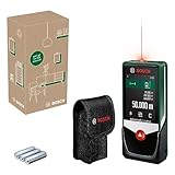Bosch Laserentfernungsmesser AdvancedDistance 50 C (Distanz bis 50 m präzise messen, Touch-Display, Messfunktionen mit integrierter Hilfe)