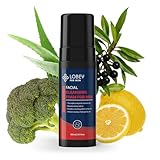 LOBEY Reinigungsschaum für Männer – Sanfte Gesichtsreinigung mit BioDtox, Glycerin & Tasmanischem Pfeffer – Für Empfindliche Haut & nach der Rasur – Natürlich & Erfrischend (150 ml)