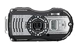 Ricoh WG-5 GPS Digitalkamera (16 Megapixel, 7,6 cm (3 Zoll) Display, stoßfest, wasserfest, kälteresistent, druckfest, Full-HD-Video, GPS, HDMI, USB 2.0) Gun metallic