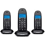 MOTOROLA C1003 CB+ DECT Telefon Schwarz Trio