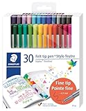 STAEDTLER Fineliner triplus Schreibstifte, Fasermaler, 30 Stück