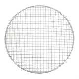 Runde Grillroste aus Edelstahl, Ersatz für runde Grillroste für Feuer, Kochen im Freien, Versammlungen, Gas- und Holzkohlegrill (35 cm)