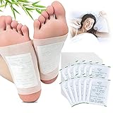 Detox Pflaster Fuß, 100 PCS Detox Fußpflaster entgiftungspflaster füße zum Entfernen von Körpergiften Schmerzlinderung Gesundheitspflege Fußpflege-Pads (Grün)