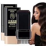 2 Stück Haarfärbestift, Ansatzpuder Dunkelbraun,Haaransatz Puder,Haaransatz Kaschieren,Haaransatz Kaschieren,Werkzeug Zur Grauhaarabdeckung für Damen und Herren(40g, Dark Brown)