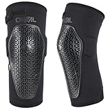 O'NEAL | Knie-Protektoren | Motocross Enduro Motorrad | Hochdichter IPX® Aufprallschutz, elastischem Klettband, Atmungsaktives Neopren | Junction Lite Knee Guard | Erwachsene | Schwarz | Größe L