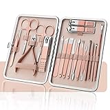 PURRL Nagelknipser-Maniküre-Set Edelstahlschneider Pediküre-Schere Nagelhautzange Werkzeuge Körperpflege-Set (Color : As Gezeigt, Size : One Size) Little Surprise