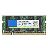 DDR2-Speicher, DDR2 2 GB 200Pin für Laptops, 667 MHz Hochgeschwindigkeits-Motherboard-Speicher für DDR2 PC2-5300-Laptops, /AMD