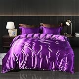 Luxuriöses Bettwäsche-Set aus Maulbeerseide, goldfarben, Steppdecke, Bettlaken, Kissenbezüge, Doppelbett, Queen-Size-Bett