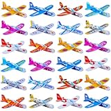 MisFun 30 Stück Styroporflieger Kinder, Mini Styropor Flugzeug, Wurfgleiter, Segelflugzeug Styropor, Flugzeug Spielzeug, für den AußEnbereich und Geburtstagsparty-Spielzeug für Kinder
