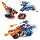 Vtech Switch and Go Dinos Spinosaurus und Pterodaktylus – Dino-Auto-Transformer – 2-in-1 Spielzeug mit Dinostimme, Geräusch- und Lichteffekten – Für Kinder von 3-8 Jahren